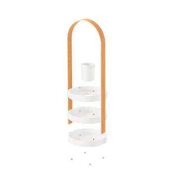 bellwood cosmetic organizer 3 etagen by umbra white natural 1015098-668