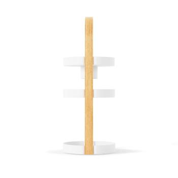 bellwood cosmetic organizer 3 etagen by umbra white natural 1015098-668