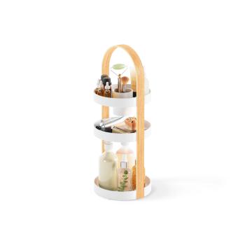bellwood cosmetic organizer 3 etagen by umbra white natural 1015098-668