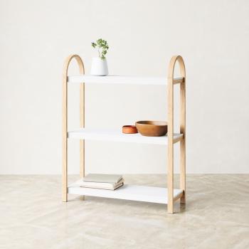 umbra bellwood regal standregal white natural aus bugholz 1016838-668