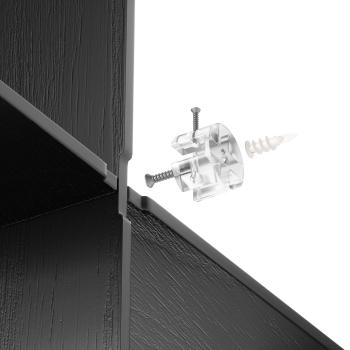 shelf montage wandregal schweberegal aus bugholz umbra black 1017571-040