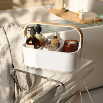 bellwood bin organizer entnehmbare trennwänden umbra white natural 1019941-668