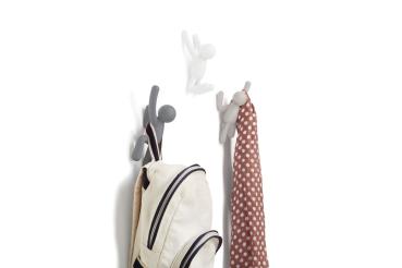 buddy hooks weiß grau kleiderhaken garderobe by umbra 3er set 318165-023
