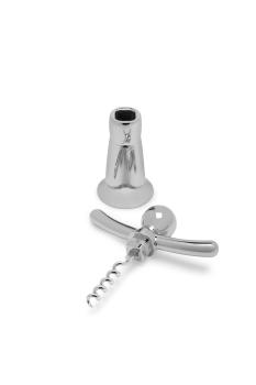 buddy chrome korkenzieher flaschenöffner by umbra 480322-158