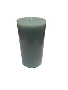 stumpenkerze gegossen 034 gletscher engels kerzen Ø8 xH15cm 82 Std mit brennstop