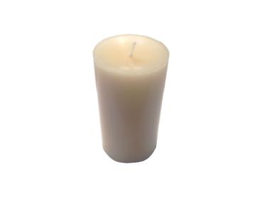 stumpenkerze gegossen hortensie engels kerzen Ø 8 x H 15 cm 82 Std mit brennstop
