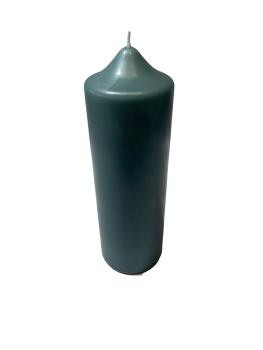 stumpenkerze / kaminkerze getaucht  No 084 arktis engels kerzen Ø8 xH25cm 125Std