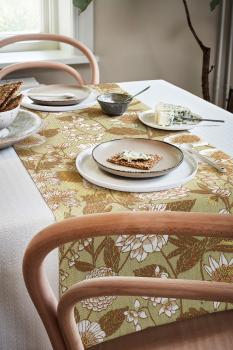 ekelund tischläufer tischdecke pleasant 35x120cm 100% bio-baumwolle