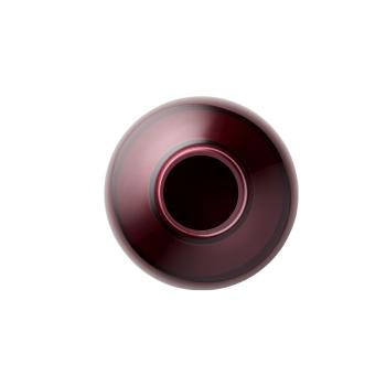 kooduu glow 08 purple hochwertiges aluminium designer Windlicht mit rauchglas