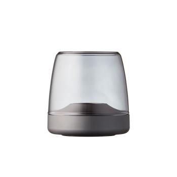 kooduu glow 10 smoked grey hochwertiges aluminium designer Windlicht m rauchglas Version 2024