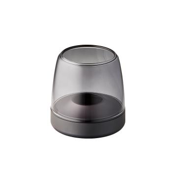 kooduu glow 10 smoked grey hochwertiges aluminium designer Windlicht m rauchglas Version 2024