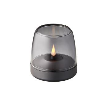 kooduu glow 10 smoked grey hochwertiges aluminium designer Windlicht m rauchglas Version 2024