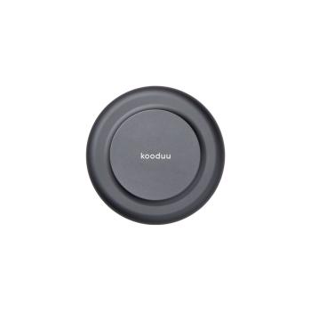 kooduu glow 10 smoked grey hochwertiges aluminium designer Windlicht m rauchglas Version 2024