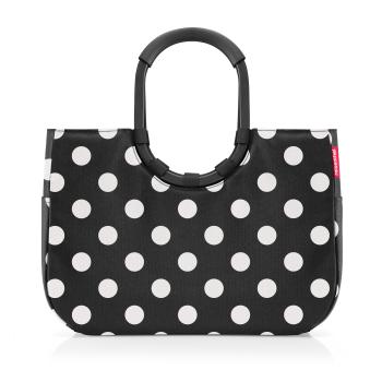 loopshopper L by reisenthel frame dots white OR7072 shopper