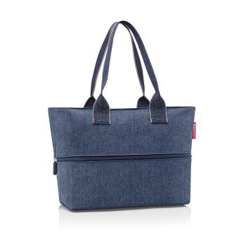 shopper E1 by reisenthel herringbone dark blue RJ4113