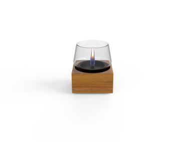 poppy 14 natual oak natur eiche tischfeuer tenderflame Ø 14,x 13,3 cm
