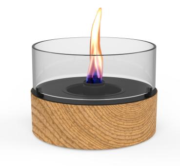 cafe 18 oak black eiche tischfeuer tenderflame Ø 18,3 x 13,6 cm