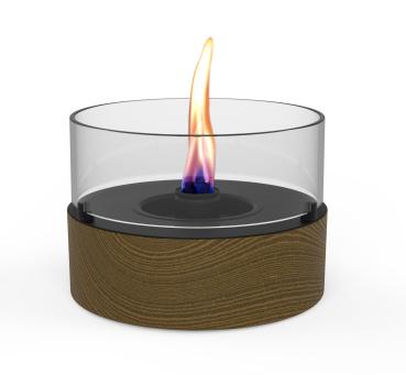 cafe 18 oak black eiche tischfeuer tenderflame Ø 18,3 x 13,6 cm