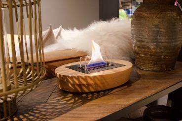 carnation 90 natural oak / Natureiche tischfeuer tenderflame 33 x 22cm