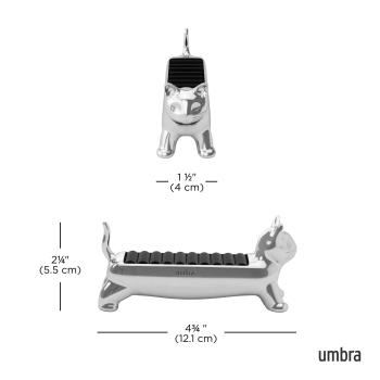 ali cat ring holder ringhalter 12,1 x 5,5 x 4cm chrome umbra 1023419-158