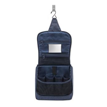 toiletbag by reisenthel herringbone dark blue WH4113