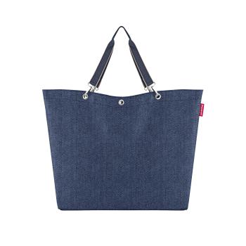 shopper XL by reisenthel herringbone dark blue ZU4113