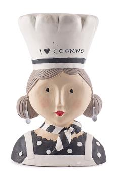 aufsteller ladykopf köchin francesca ca 30 cm by baden 2212852
