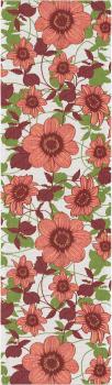 ekelund tischläufer aftonblom 35x120cm 100% bio-baumwolle