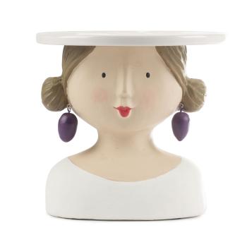 aufsteller kuchenplatte ladykopf mit pflaume 19 cm Ø 20 cm by baden 2212924