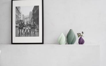 blumenvase venus 1 vase polar blue Ø 13 x 17 cm by recozy+
