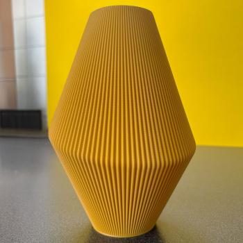 blumenvase cone 2 vase golden orange Ø 15 x 21,5 cm by recozy+