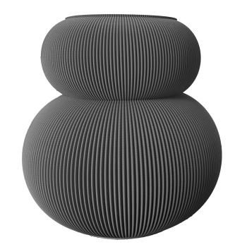 blumenvase origin 2 vase stone grey Ø 19,5 x 20,5 cm by recozy+