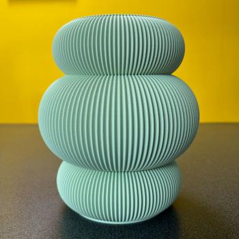 blumenvase halo 1 vase pistachio green Ø 19,5 x 20,5 cm by recozy+