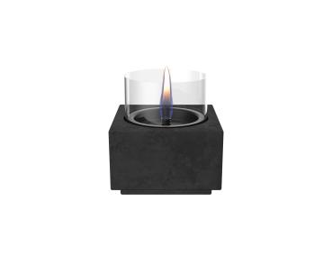erica 12 MgO black ceramik/betonkeramik tischfeuer tenderflame 12,5x12,5x13 cm