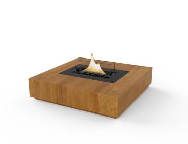 holly 90 natural oak / eiche black tischfeuer tenderflame 30 x 30 x 11 cm
