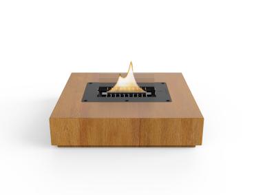 holly 90 natural oak / eiche black tischfeuer tenderflame 30 x 30 x 11 cm