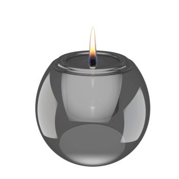 globus 15 graphite tischfeuer tischkerze kerze Ø15 x 12,5 cm tenderflame
