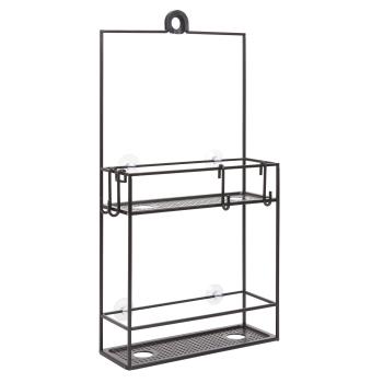 cubiko shower caddy black shower organiser by umbra black 023461-040
