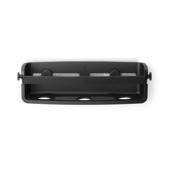 flex adhesive bin black by umbra 1021300-040 selbstklebende duschablage