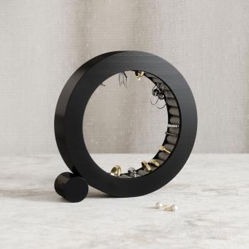ferris schmuck organizer schmuckkästchen Ø 19 x 4 cm black umbra 1021415-040