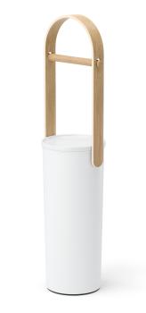 bellwood freistehender toilettenpapierhalter white natural umbra 1022314-668