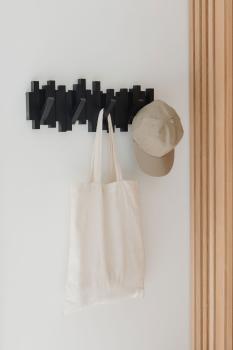 stäbchen garderobehaken kleiderhaken garderobe black 5 haken by umbra 318211-040