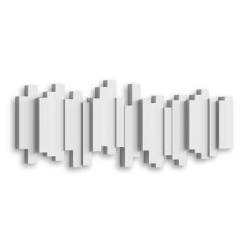 stäbchen garderobehaken kleiderhaken garderobe white 5 haken by umbra 318211-660
