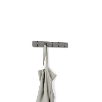 flip kleiderhaken garderobe by umbra grey / pewter 5 haken 318850-1045 aufhänger
