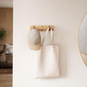 flip kleiderhaken garderobe by umbra natural 3 haken 318853-390 aufhänger