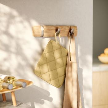 flip kleiderhaken garderobe by umbra natural 3 haken 318853-390 aufhänger