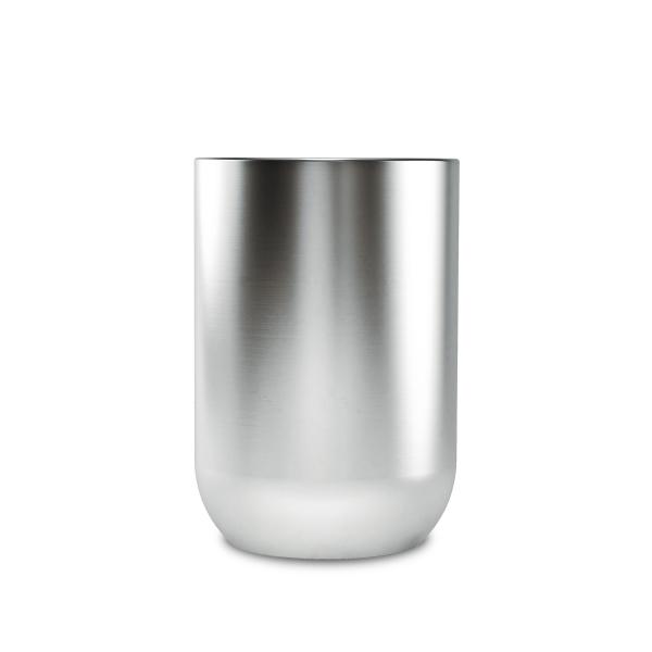 junip zahnputzbecher moderner mundbecher edelstahl umbra 1021301-591