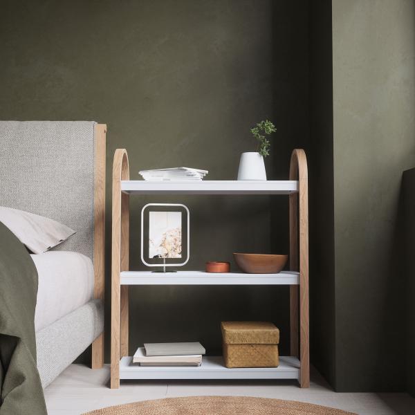 umbra bellwood regal standregal white natural aus bugholz 1016838-668