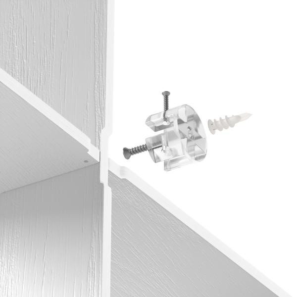 shelf montage wandregal schweberegal aus bugholz umbra white 1017571-660