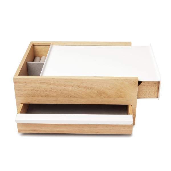 stowit jewelry box white natural weiss natur by umbra 290245-668 schmuckkasten